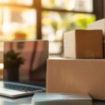 laptop-with-boxes-of-products